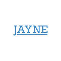 Obraz premium Jayne Logo Vector Minimalist Symbols