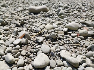 pebbles on the beach