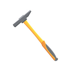 hammer tool on white background