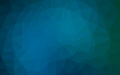 Obraz premium Light BLUE vector low poly cover.
