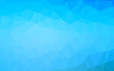 Fototapeta premium Light BLUE vector abstract mosaic background.