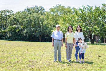 Fototapeta premium 幸せなファミリー・家族イメージ