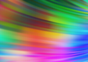 Light Multicolor, Rainbow vector pattern with liquid shapes.