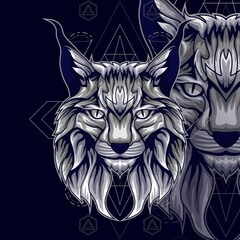 Obraz premium bobcat old