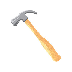 hammer tool in white background
