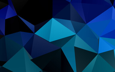 Obraz premium Light BLUE vector abstract mosaic backdrop.