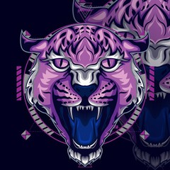 cheetah angry vector