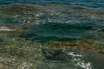 Seashore, Water and Cliffs, Petrovac, Montenegro