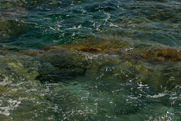 Seashore, Water and Cliffs, Petrovac, Montenegro