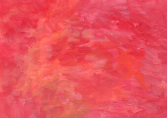 Red watercolor texture for design. High resolution oil painted texture, backdrop.  There is blank...