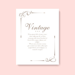 Decorative vintage page divider and calligraphic swirl ornaments vector elements.