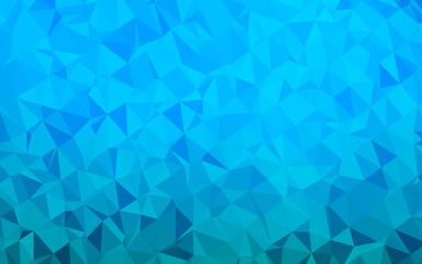 Light BLUE vector polygonal template.