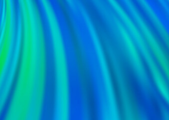 Light BLUE vector backdrop with bent lines.