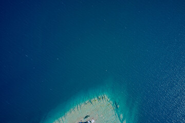 Part of the island aerial view.