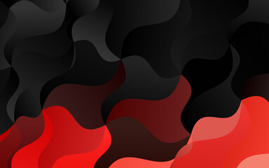 Light Red vector template with bubble shapes.