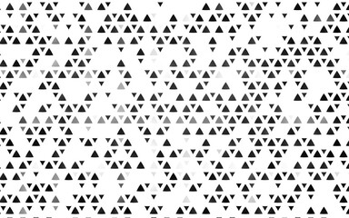 Light Silver, Gray vector pattern in polygonal style.