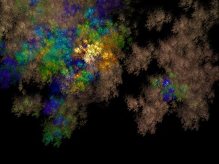 Imaginatory fractal background Image