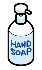 Fototapeta premium ボトル入りの液体ハンドソープ