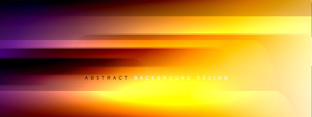 Motion concept neon shiny lines on liquid color gradients abstract backgrounds. Dynamic shadows and lights templates for text