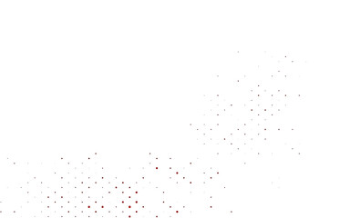 Light Red vector template with circles.