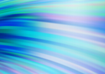 Obraz premium Light BLUE vector background with lamp shapes.