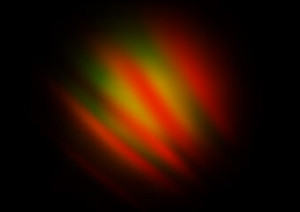 Dark Orange vector pattern with liquid shapes.