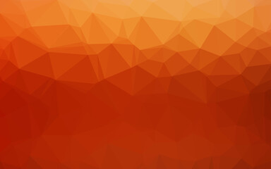 Light Red, Yellow vector low poly layout.