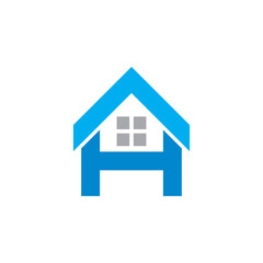 real estate logo , abstract building logo