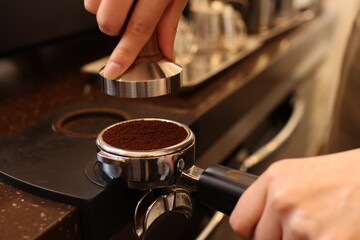 Fototapeta na wymiar espresso coffee maker