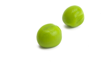 green peas isolated
