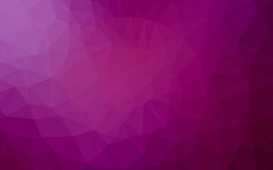 Light Purple vector blurry triangle template.
