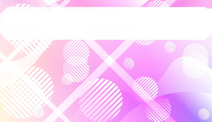 Blurred Decorative Design In Abstract Style With Wave, Curve Lines, Circle, Space for Text. Fluid shapes composition. Vector Illustration with Color Gradient