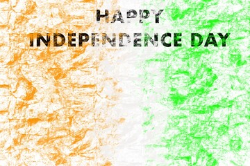 Illustration of Indian Flag abstract background for Indian Independence Day banners, poster, wallpapers &graphic uses