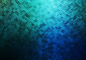 Dark Blue, Green vector template with crystals, rectangles.