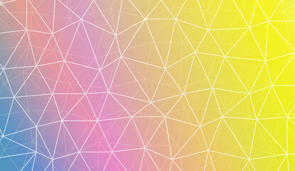 Blurry triangle texture. For wallpaper, presentation background, interior design, fashion print. Vector illustration. Creative gradient color.