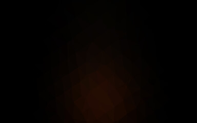 Dark Red vector abstract polygonal layout.