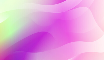 Geometric Wave Shape with Colorful Gradient Color Background Wallpaper. Vector Illustration.