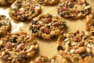 Fresh Cereal Cookies homemade for healthy to stay home.
