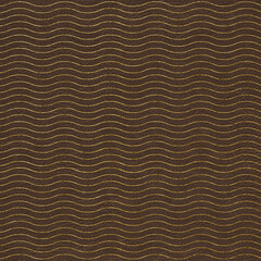 Metallic Gold Pattern on Brown Vintage Leather Texture Background