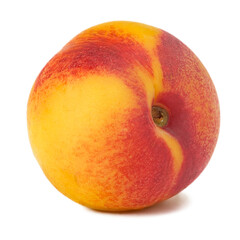 Tropical fruit peach isolated on a white background.
