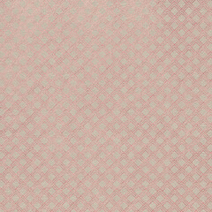 Metallic Rose Gold Pattern on Light Beige Vintage Leather Texture Background