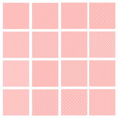 Collection of material of the dot which is uneven in seamlessness,