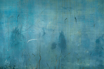 Blue Old Grunge Rough Wall Surface Texture Background
