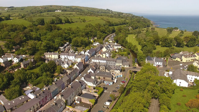 Cushendall Village in Co Antrim Northern Ireland