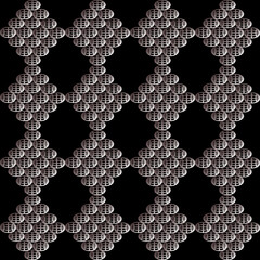 vector seamless pattern with flowers