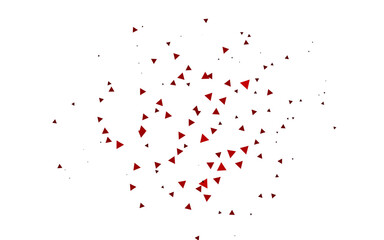 Light Red vector pattern in polygonal style.