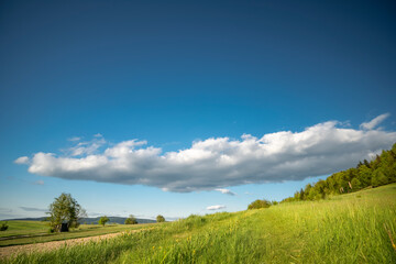 Obraz premium Clouds and moon