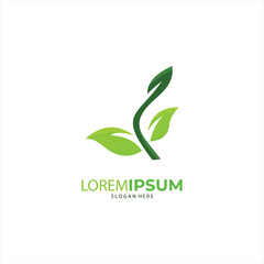 Nature creative symbol organic concept. Leaf icon, Corporate identity logotype, company graphic design