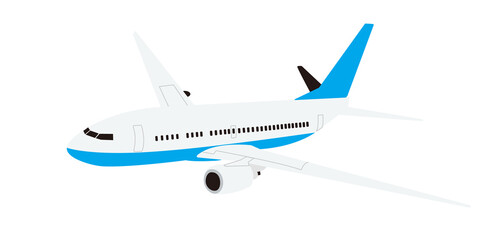 飛行機 旅客機のイラスト