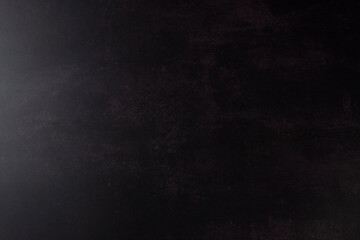 Black Paper Background with light from left side. COPY SPACE.